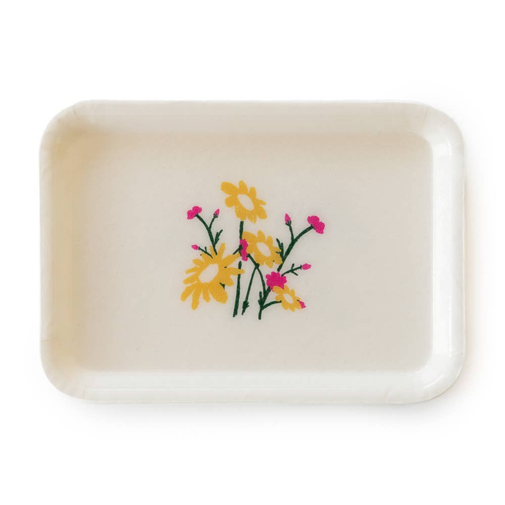 Small Floral Tray
