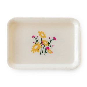 Small Floral Tray