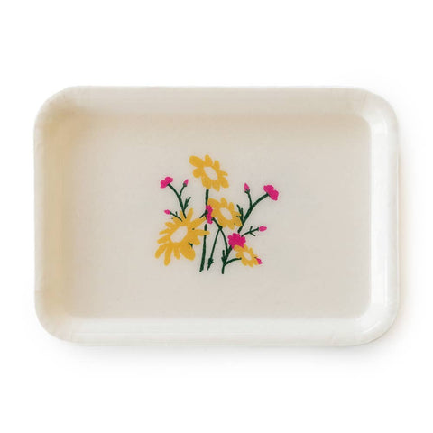 Small Floral Tray