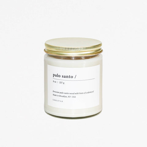 Palo Santo -  8 oz Soy Candle: 8 oz