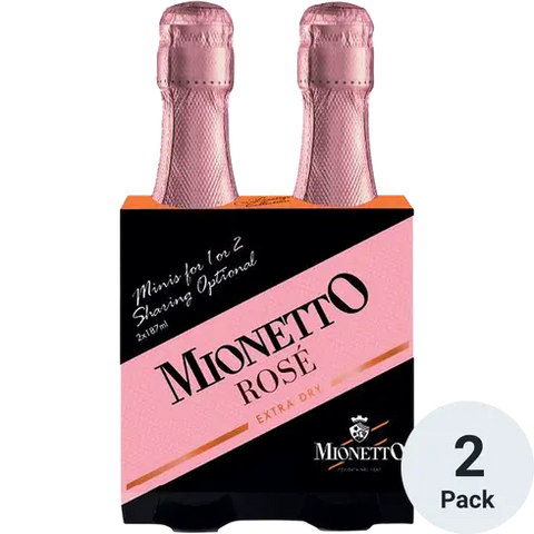 Mionetto Sparkling Rosé Mini 2 Pack