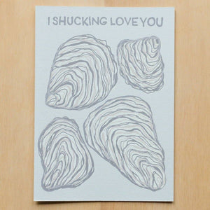 OYSTER LOVE GREETING CARD