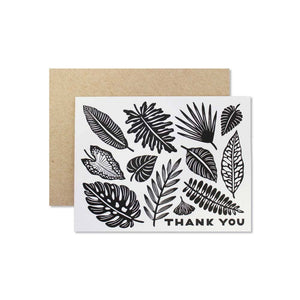 Thank You Leaves Card