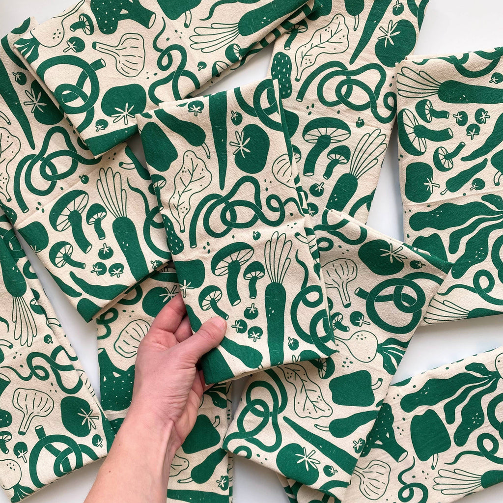 Tea Towel - Veggie