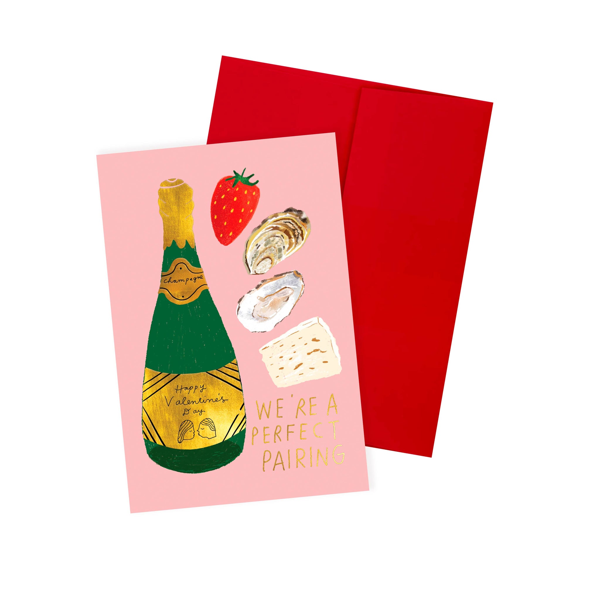 PERFECT PAIRING - Valentine's Note Card