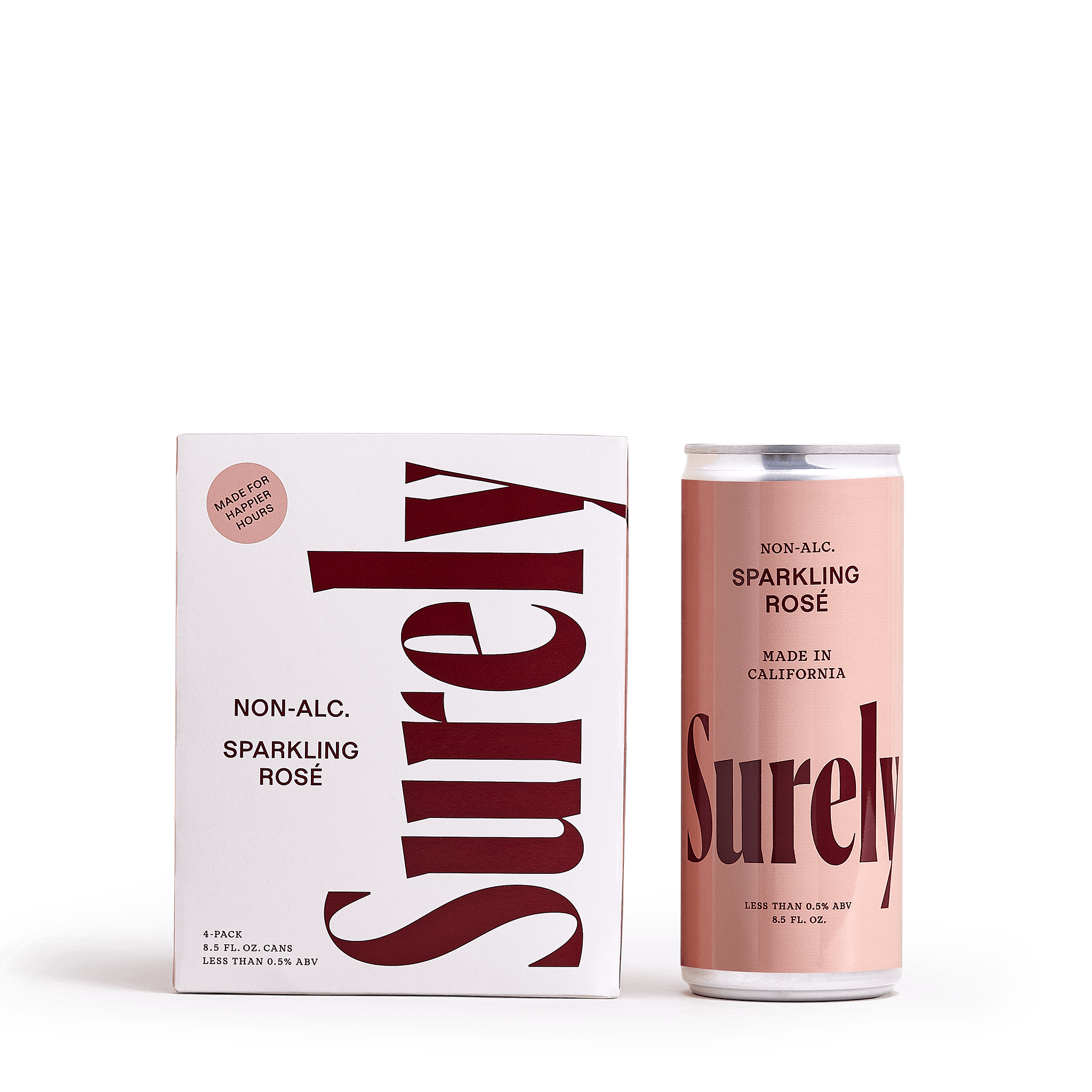 Non-Alcoholic Sparkling Rosé Can 4-Pack