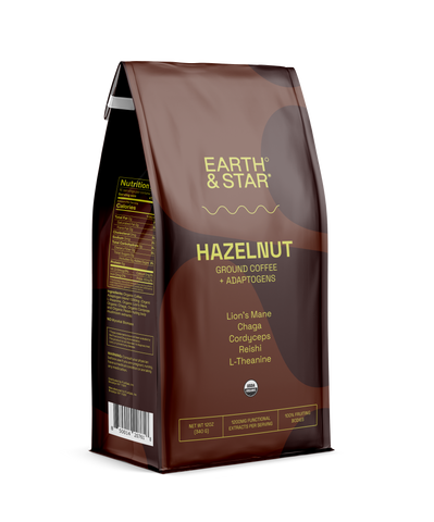 Ground Coffee, Hazelnut + Adaptogens