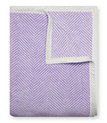 Harborview Herringbone Lavender Blanket