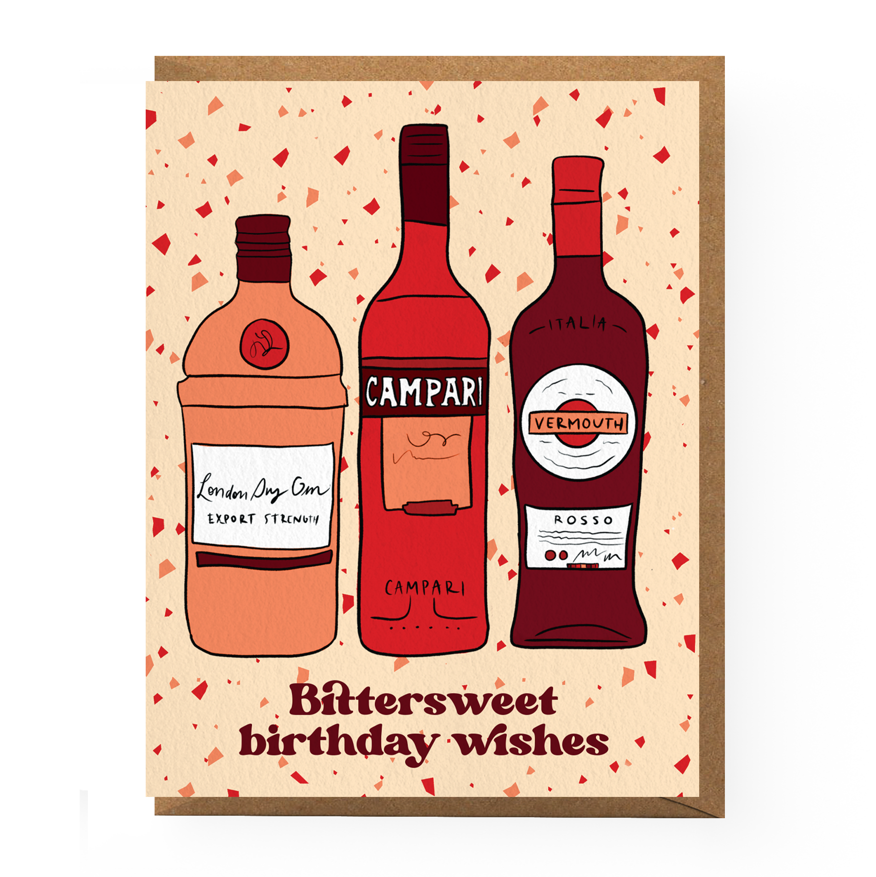 Negroni Birthday Card