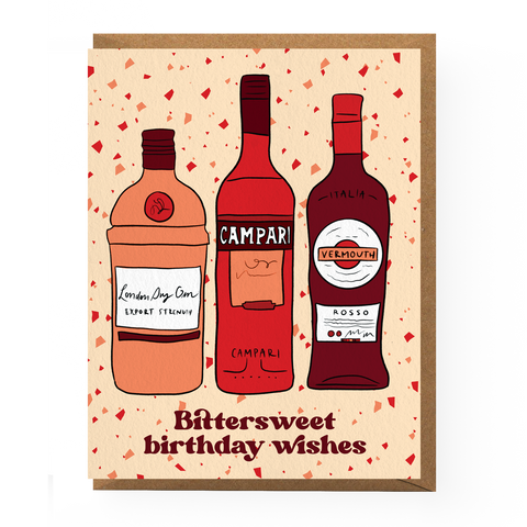 Negroni Birthday Card