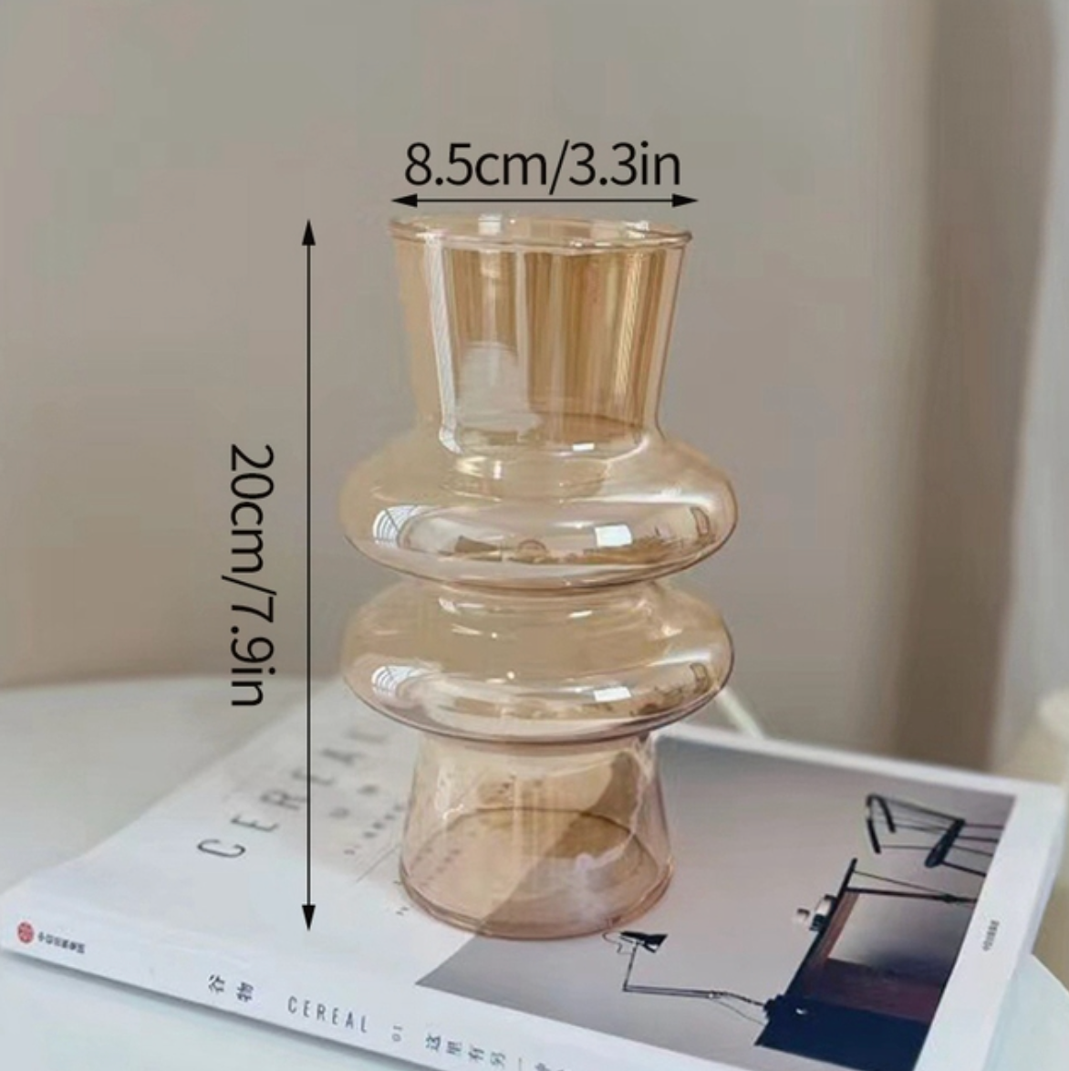 Nordic Decorative Glass Flower Table Vase