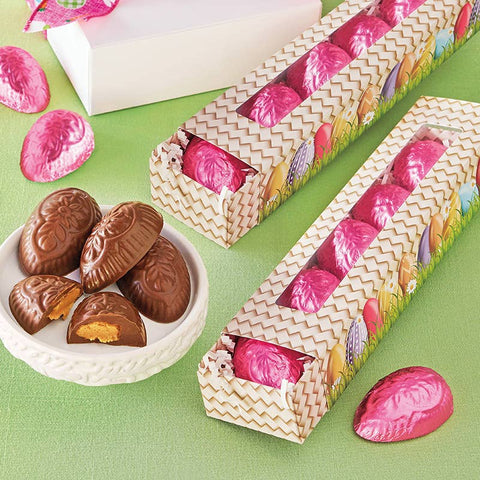 Milk Chocolate Peanut Butter Easter Egg Slider Box 5pcs
