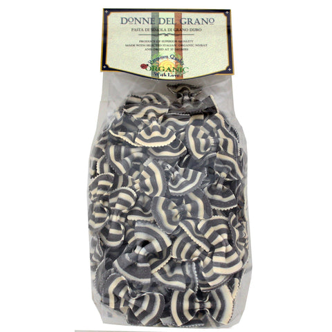 Black and White Bowtie Colored Pasta - 8.8oz (250gm)