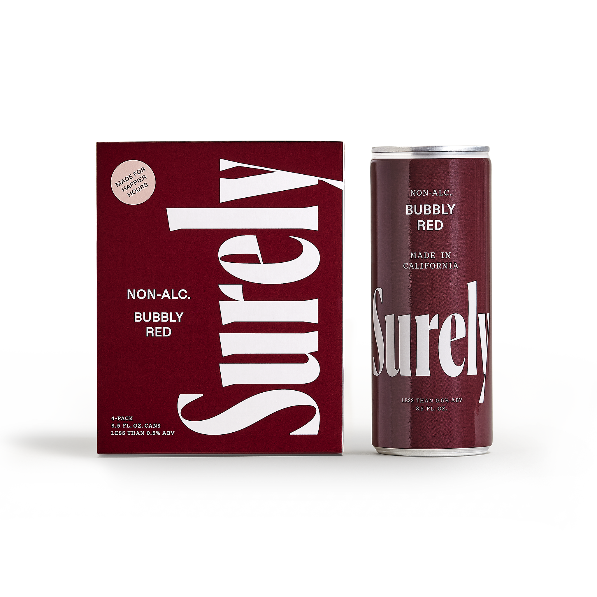 Non-Alcoholic Bubbly Red Can 4-Pack