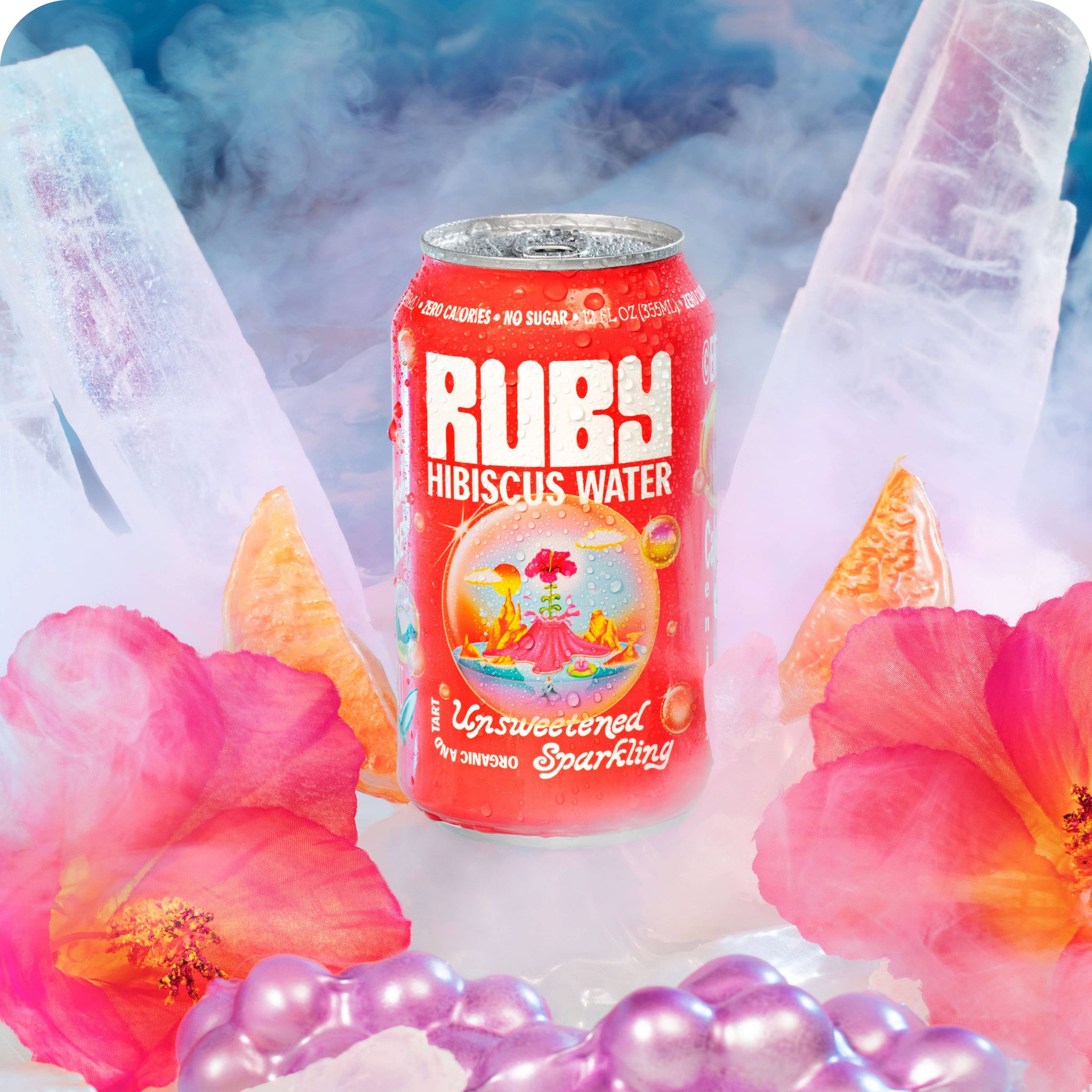 Unsweetened Sparkling Ruby Hibiscus