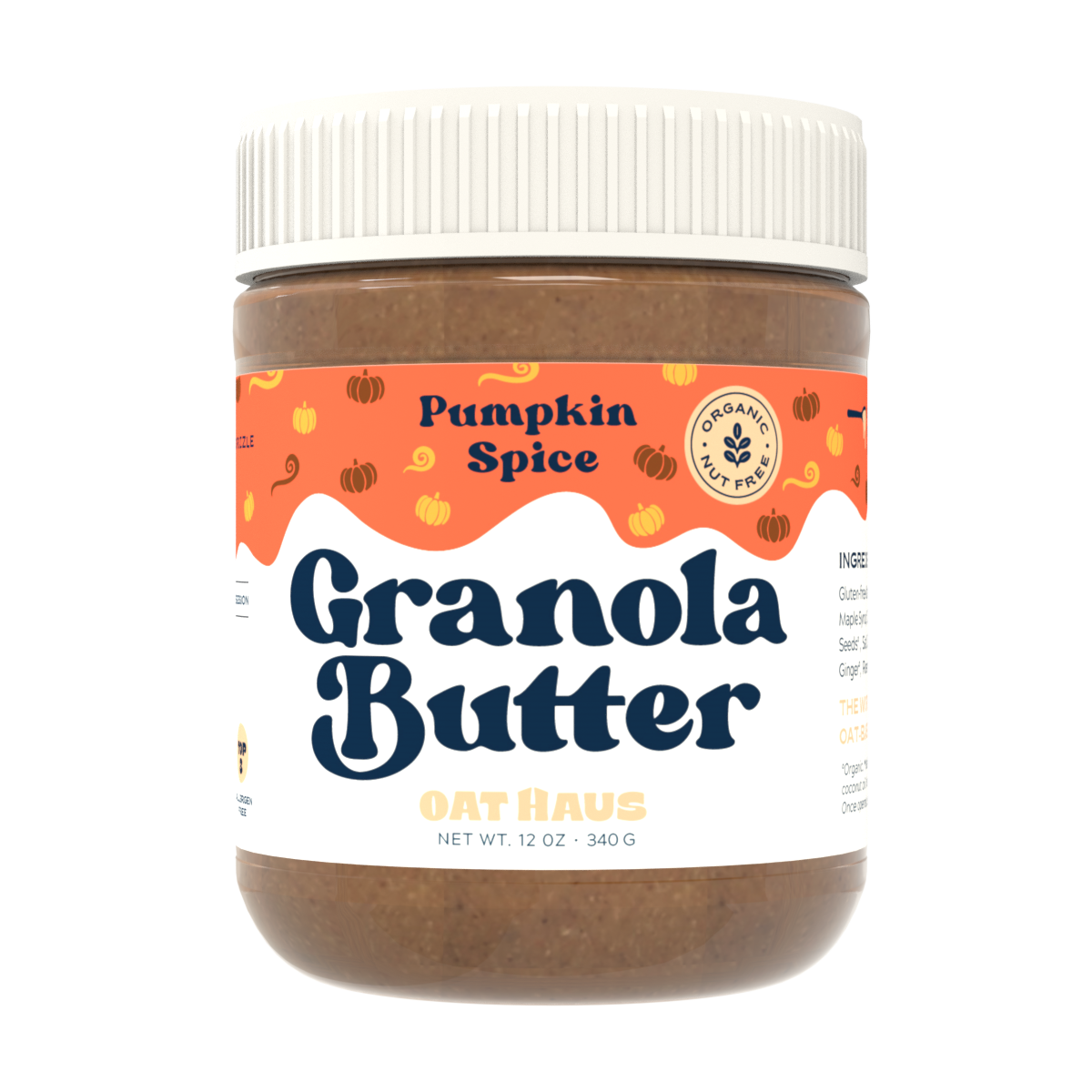 Pumpkin Spice Granola Butter | Nut-free, Vegan, GF Spread