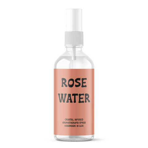 Hydrate Rose Water Daily Face Mist infused with Rose Quartz: 2 oz