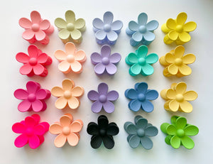 Flower Hair Claw Clips: Spring