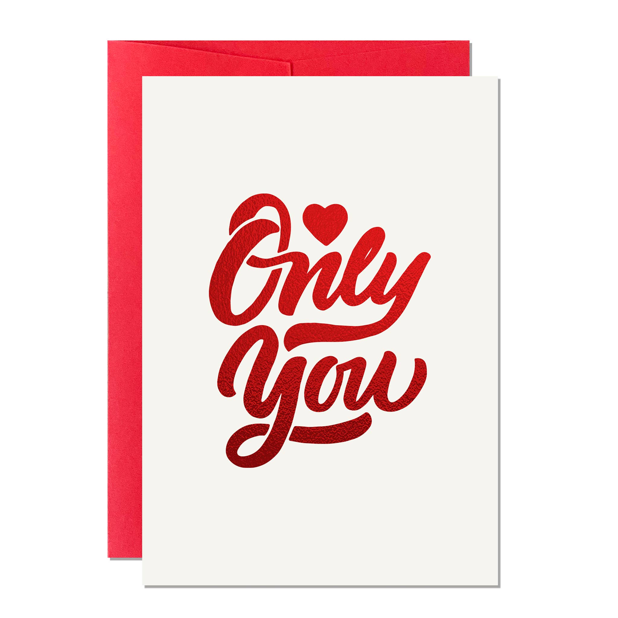 Only You | Valentine's Day Greeting Card | Anniversary Card