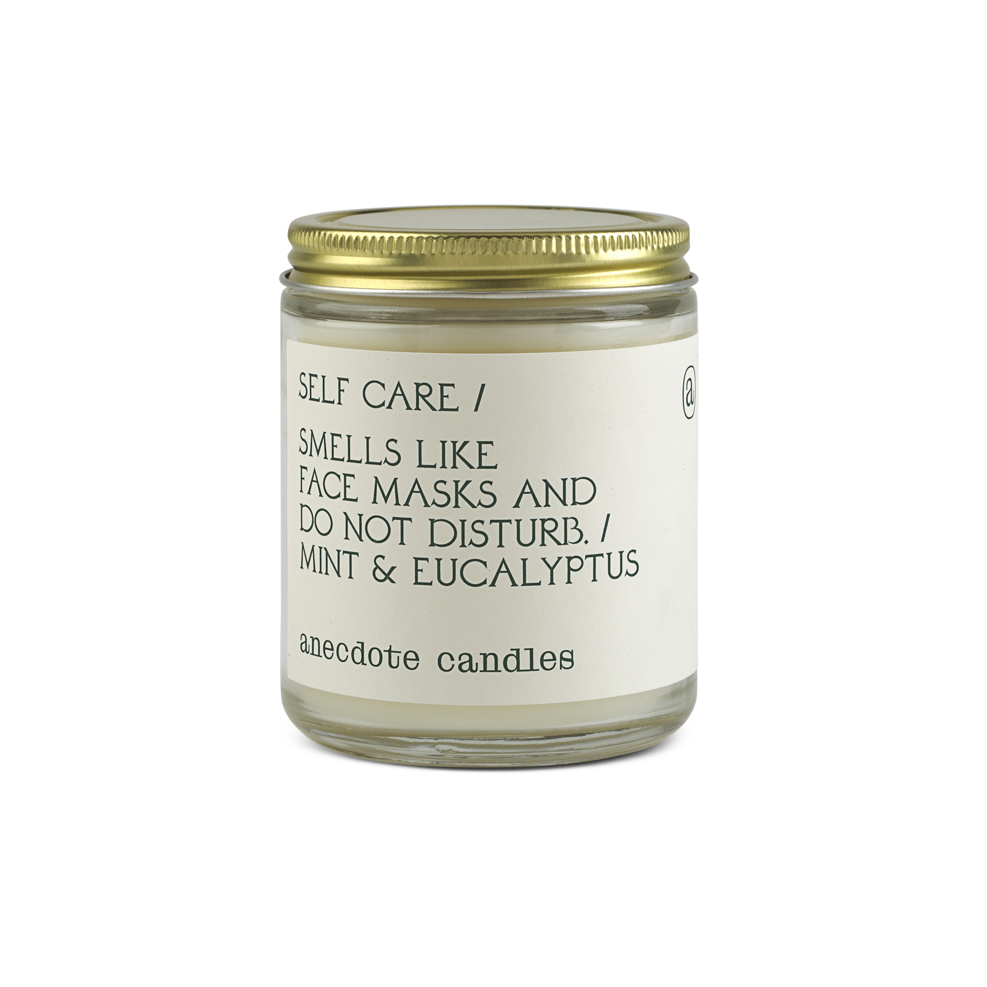Self Care (Mint & Eucalyptus) Glass Jar Candle