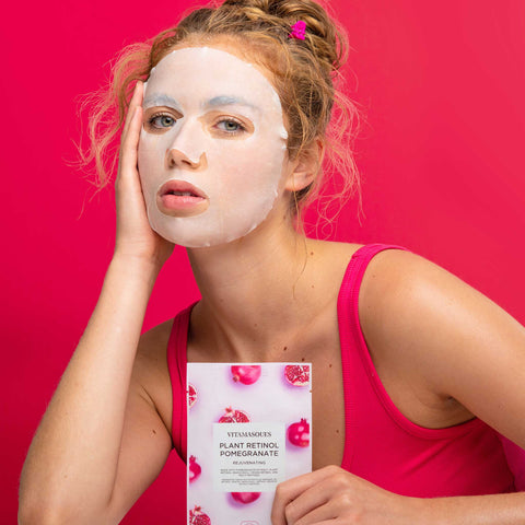 Retinol Pomegranate Face Sheet Mask