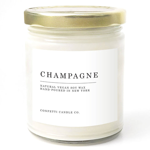 Champagne Soy Candle: 8 Ounces