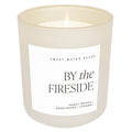 By The Fireside 15 oz Soy Candle, Matte Jar - Decor