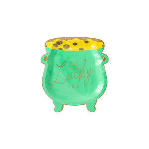 SPD941 - Occasions By Shakira - Shaped Pot Of Gold Plate