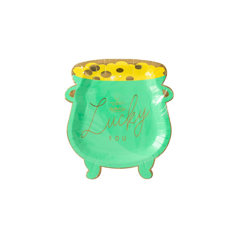 SPD941 - Occasions By Shakira - Shaped Pot Of Gold Plate