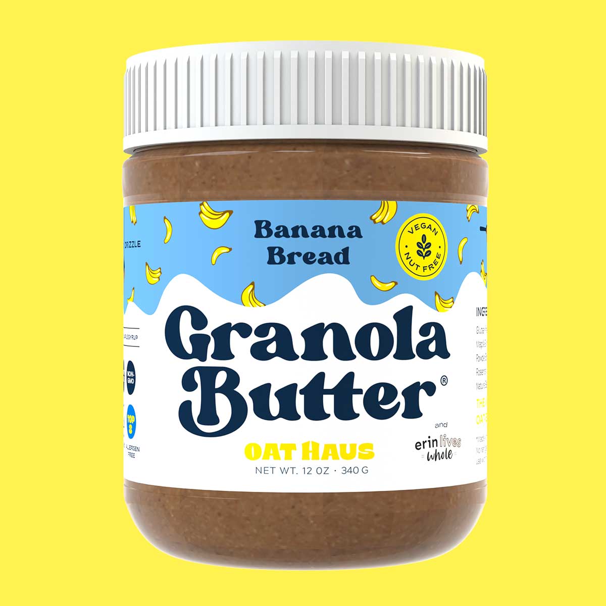 Banana Bread Granola Butter | Nut-free, Vegan, GF Spread