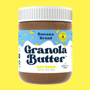 Banana Bread Granola Butter | Nut-free, Vegan, GF Spread