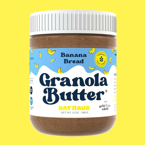 Banana Bread Granola Butter | Nut-free, Vegan, GF Spread