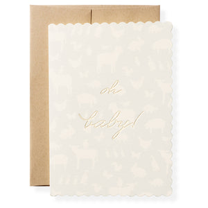 Oh Baby Boy Greeting Card