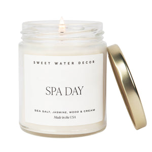 *NEW* Spa Day Soy Candle - Clear Jar - 9 oz