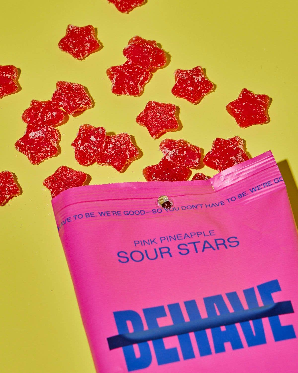Pink Pineapple Sour Stars