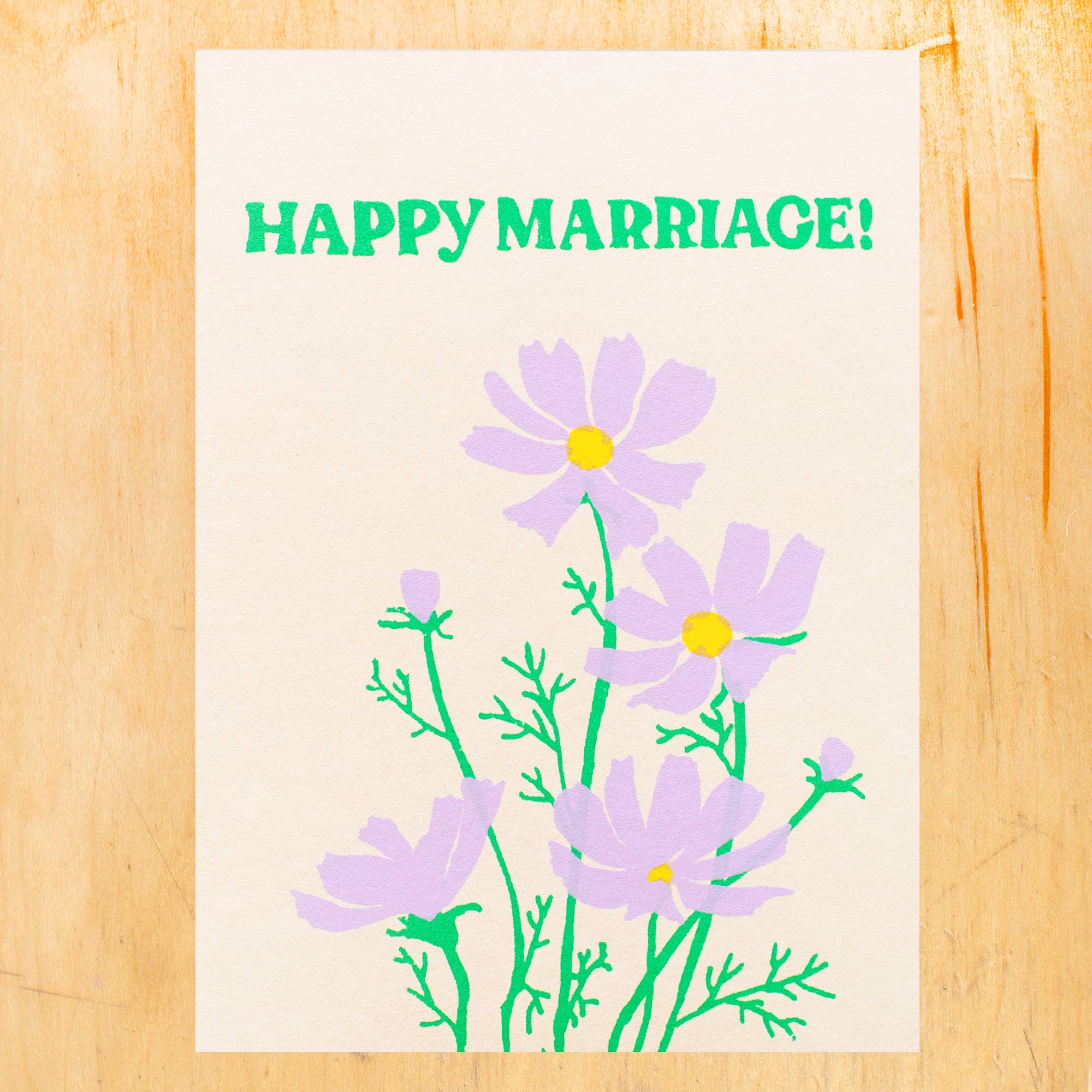 HAPPY MARRIAGE GREETING CARD