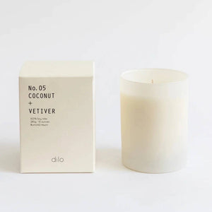 Coconut + Vetiver Candle Dilo