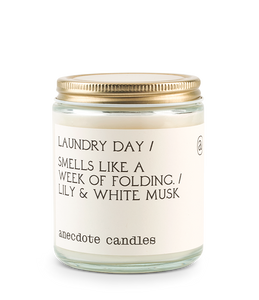Laundry Day (Lily & White Musk) Candle