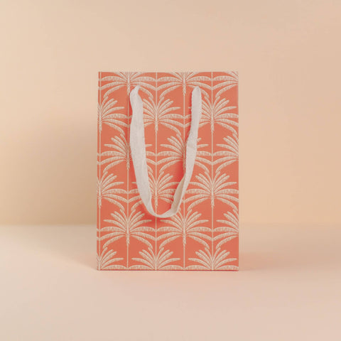 Palm print small gift bag
