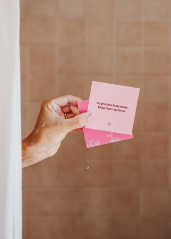 Shower Affirmation Cards - Self-Love