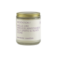 Meditation (Palo Santo & Black Cedar) Glass Jar Candle