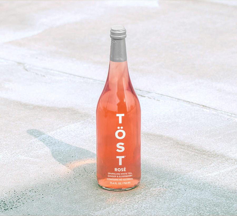 TÖST ROSÉ a Non-Alcoholic Wine Substitute