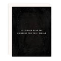 Slap The Universe Greeting Card