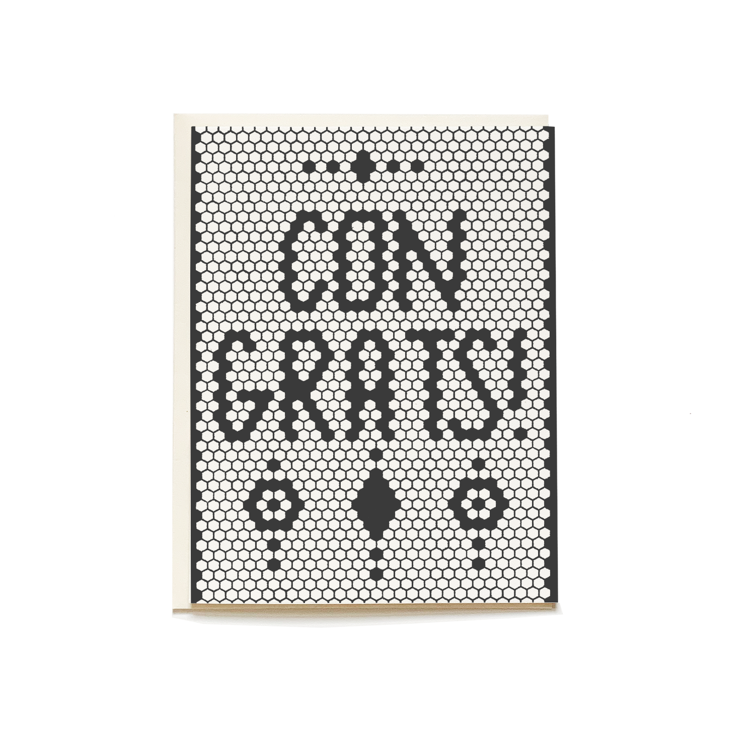 Retro Tile Congrats Greeting Card