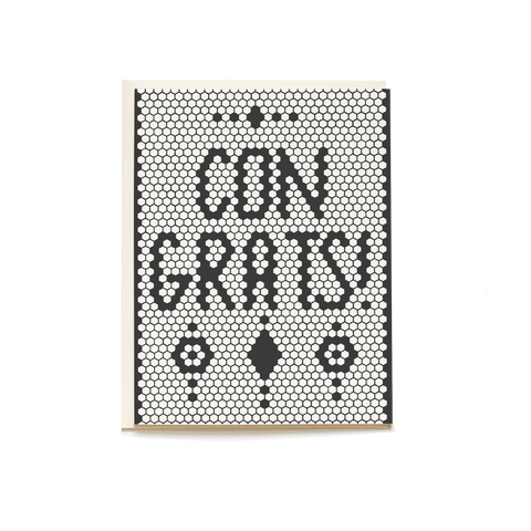Retro Tile Congrats Greeting Card