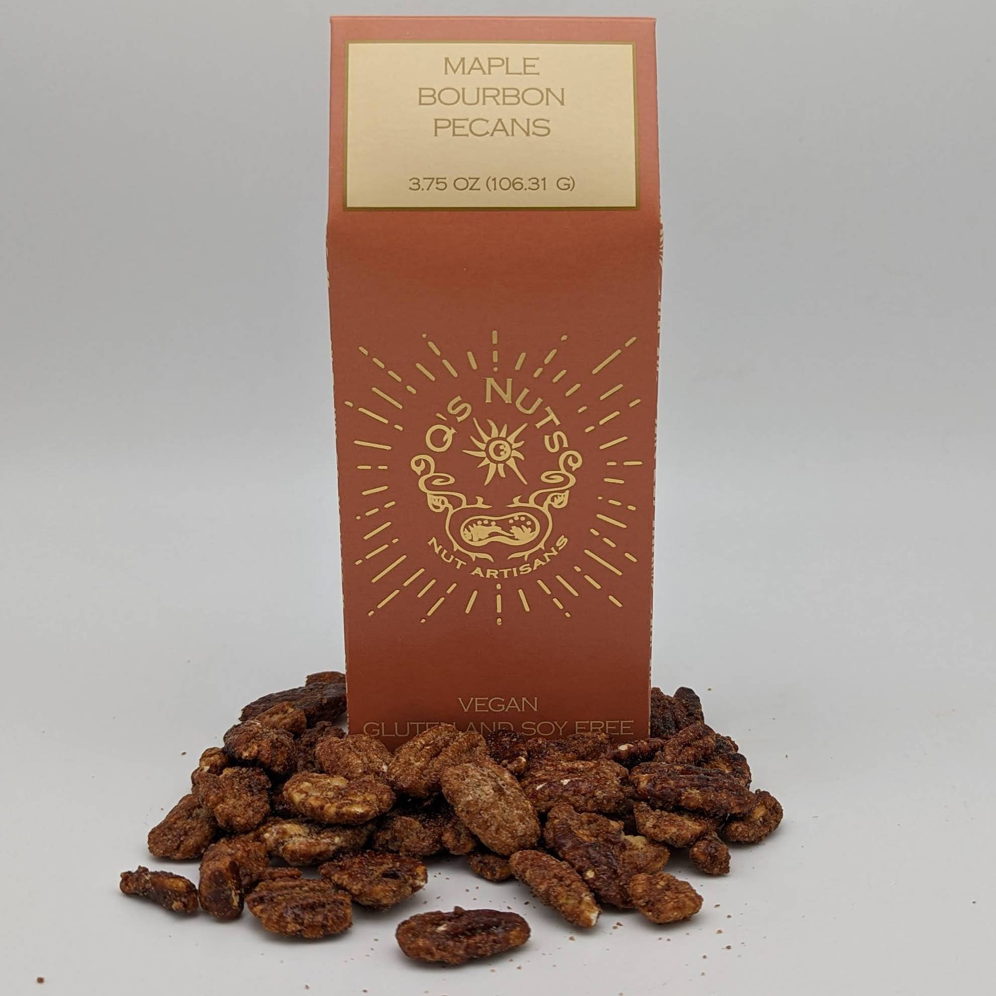 Maple Bourbon Pecans Gift Box - 3.75 oz