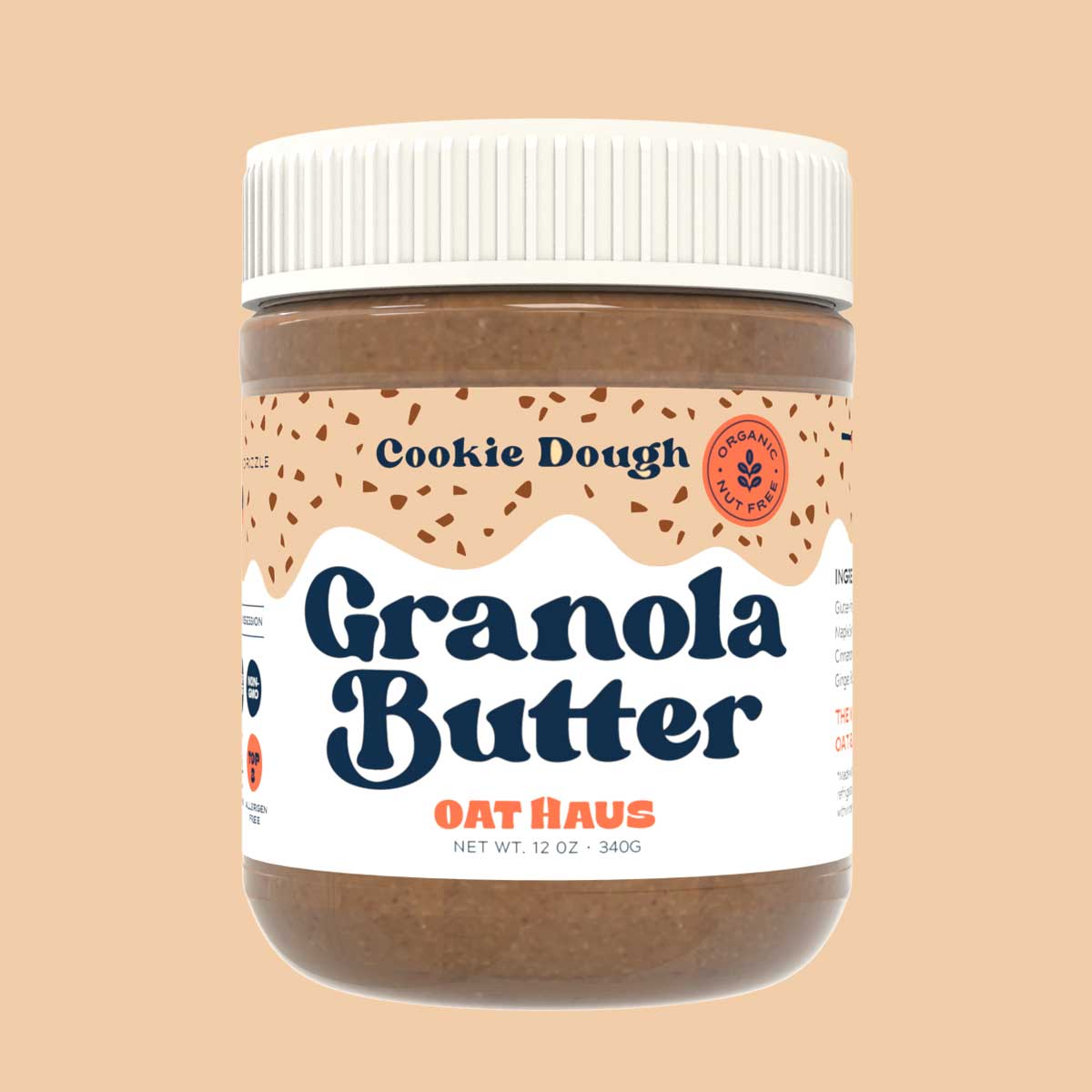 Cookie Dough Granola Butter | Nut-free, Vegan, GF Spread