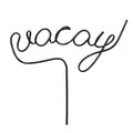 Vacay Black Straw