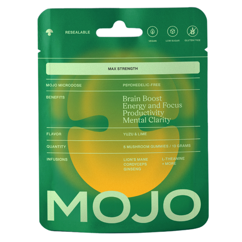Max Strength Brain Boost Gummies - Yuzu & Lime: 5ct