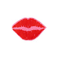 Valentine Lips Shaped Napkins
